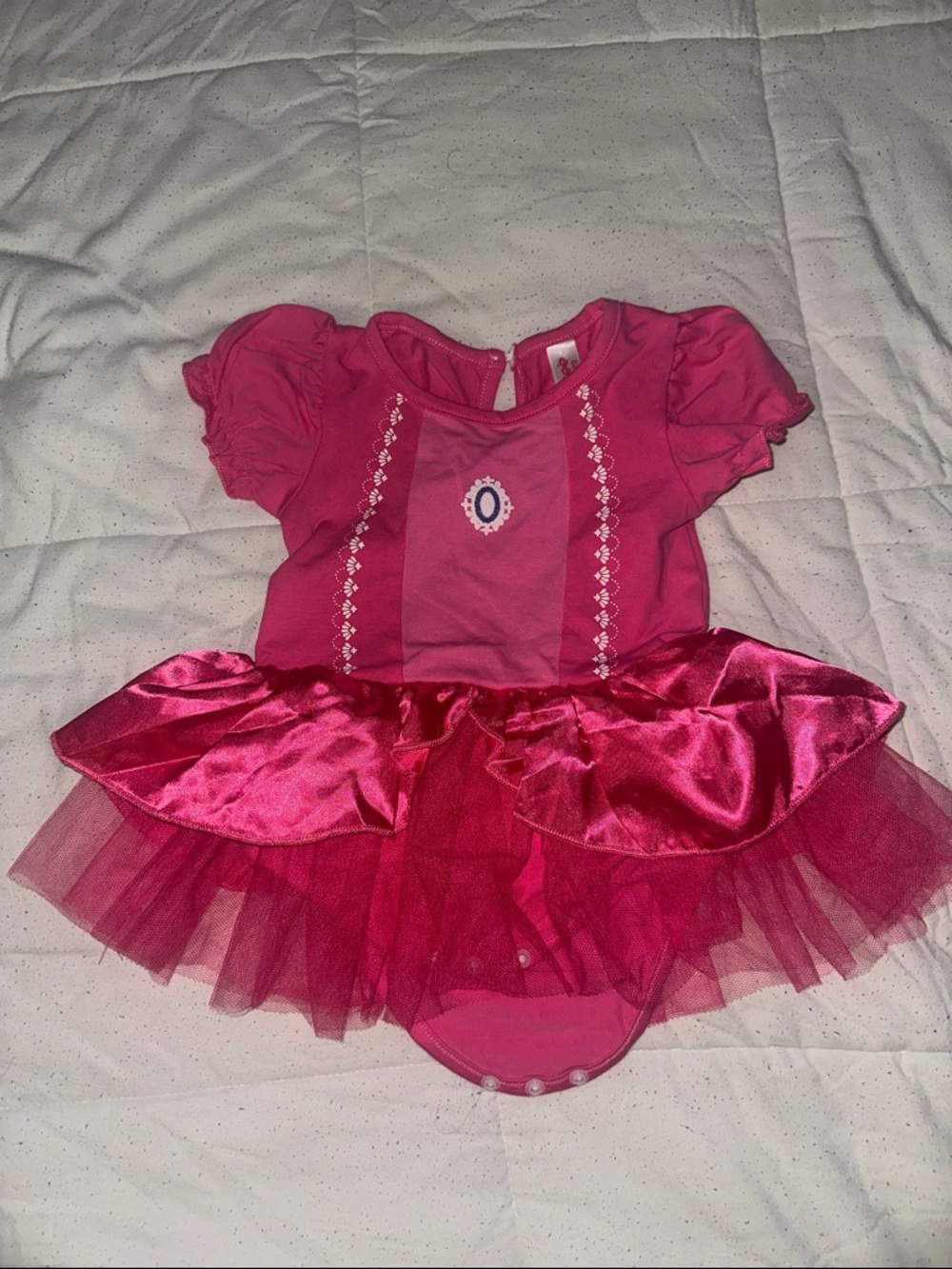 Princess Peach Tutu Costume Bodysuit